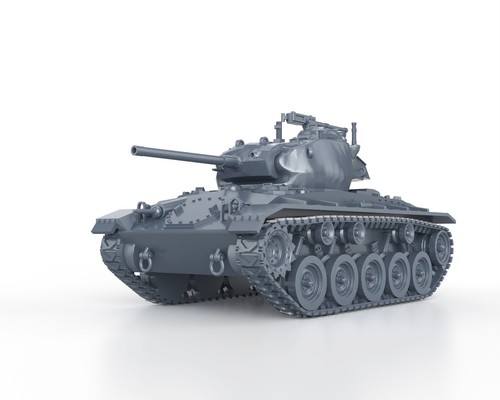 Wwii korea war m24 chaffee - korea,