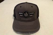 Cannabis Hat - (Olive/Black) -