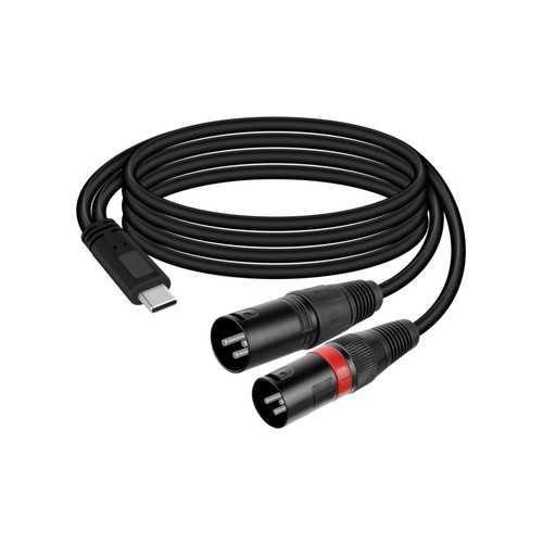 Câble audio usb vers dual - audio,