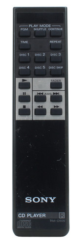 Sony d505 télécommande - rm-d505,