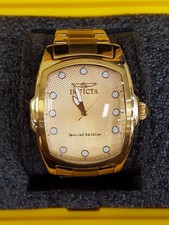 Invicta Lupah Model 15854 Gold-tone Watch Stainless Steel w/ BOX 
