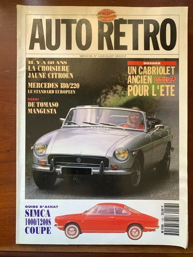Auto rétro 143 7 1992 - auto, 7/1992