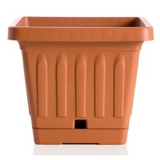 Vase Carré 40 Cm. Avec