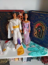 Poupées Jasmine Mattel 1991 Vintage et Aladdin Vintage 1991 Disney Mattel