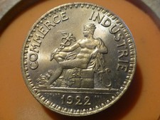 2 FRANCS - COMMERCE (Br/Alu) - 1922 - TRES RARE QUALITE SPL à + !