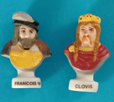 Fèves Deux bustes CLOVIS &