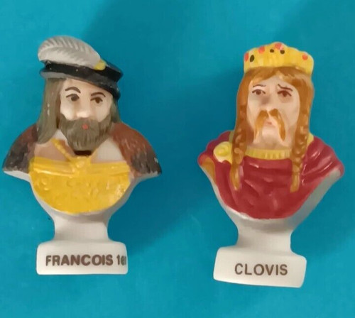 Fèves deux bustes clovis - deux,