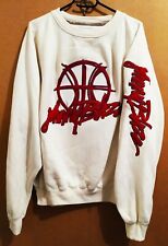 Johnny Blaze Method Man Wu-Tang Vintage White Sweatshirt  Hip Hop Rap 90s size M