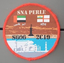 Patch SOUS MARIN SNA PERLE ROUGE S606 Marine Nationale ORIGINAL