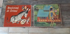 Les Albums du Père Castor: Les Musiciens de Brême  + Poule Rousse - 1958 - 1964