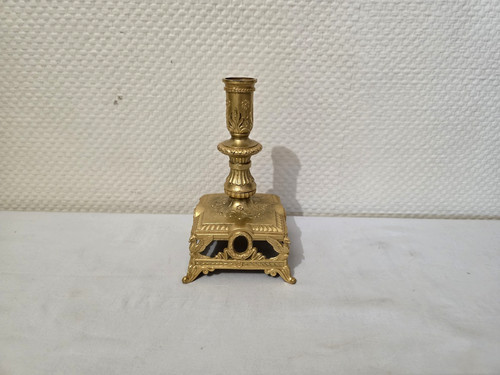 Ancien pied lampe tulipe en - de,