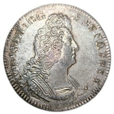 Louis XIV, écu aux 8 L, 2ème type 1704 Paris - 251855