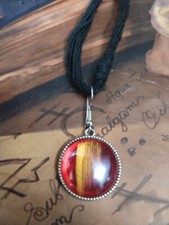 Pendentif wicca Améthyste Rouge Kaamakhya MOST PUISSANT Blessed LOVE ATTRACTION