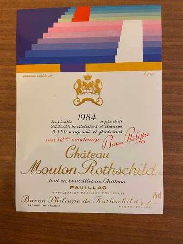 Etiquette château mouton - etiquette,