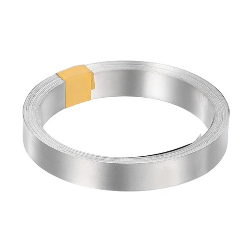 Bande acier nickelé 12x8mm - nickelé, 0.12x8mm