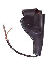 WWII 917/1942 Colt US M 1.45 ACP Revolver Leather Holster - Dark Brown