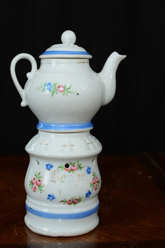 Belle tisanière porcelaine - tisanière,