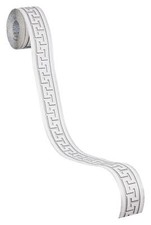 Frise murale autocollant Stick Ups grisaille métallisé blanc 500 m x 004 m 28...