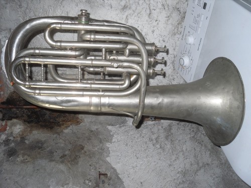 Ancien saxhorn baryton si - saxhorn,