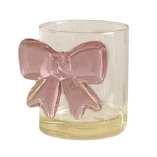 Tasse en verre princesse rose