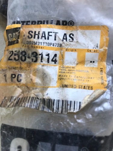 358 3114 shaft caterpillar - 358-3114,