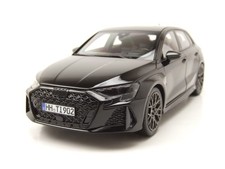Audi RS3 2025 Noir Métallisé Modèle Réduit 1:18 Norev