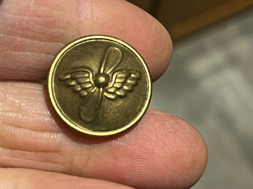 Bouton aviation aviateur russe