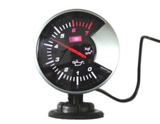 JAUGE PRESSION HUILE COMPTEUR CADRAN LUMIÈRE LED BLANC 2.34 POUCES - LED602704