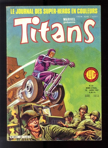 Titans 81 guerre des - n°33, 07/81