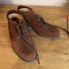 Chaussures Montantes En Cuir Nubuck Neuves Bally 39,5 Mixtes