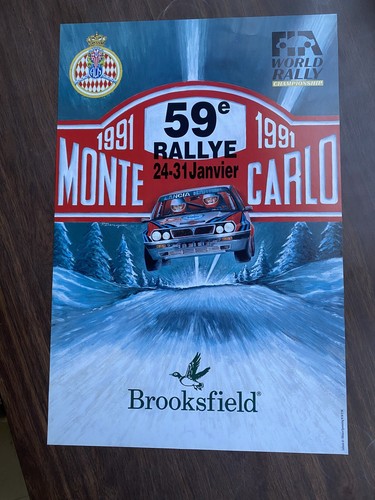 Affiche originale 59eme rallye - originale,