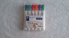 Staedtler 351WP6 Balle Pointe Tableau Blanc Marqueur, Pack De 6 - Set 6,WP6
