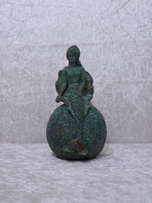 Figurine En Résine Sirène Vintage Style Design Antique 16,5 Cm