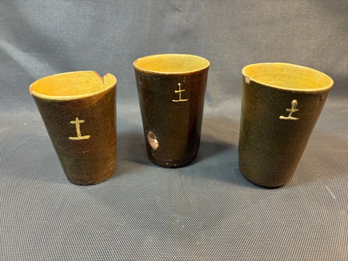 Lot anciens verres tasse - lot, 3