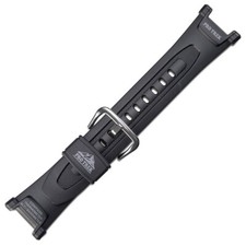 Bracelet en caoutchouc Casio authentique 10631626 18/29 mm