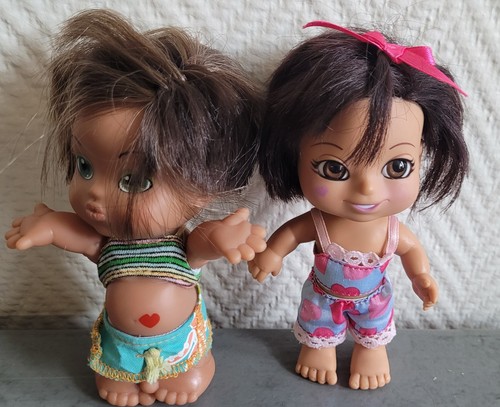 Lot petites poupées mini - lot,