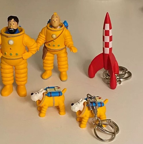 New tintin astronaut keyring - astronaut,