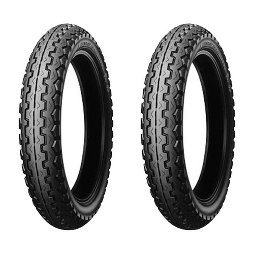 Set pneus dunlop 10 - pneus, 4.10-18