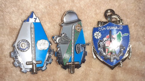 Lot pucelles insignes cfim - lot,