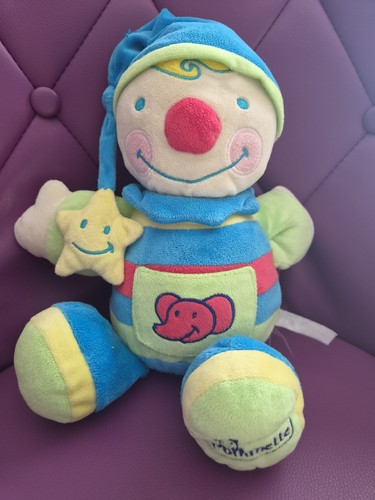 Doudou peluche pommette clown - peluche,