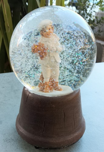 Jolie boule neige musicale - boule,