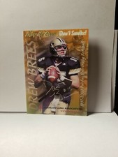2000 Drew Brees Purdue Rookie Don't Smoke Card Rare Burger King