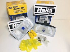 Paire De Phares Antibrouillards Hella Comet Blanc 550 Neuf