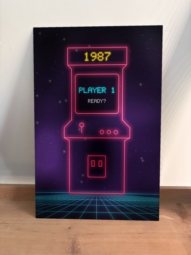 Poster métal player - poster, one