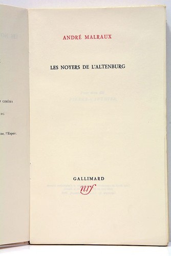 André malraux les noyers - les,