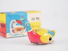 MS 042 Chine canard jouet mécanique à clé en tôle avec boîte