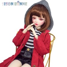 Belle Poupée BJD 1/3 56cm Épissure Sphérique Féminin Poupée SD Costume Complet