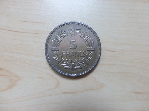 Francs 1945 bronze alu - 5, c