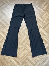 Pantalon En Soie Jambe Larges