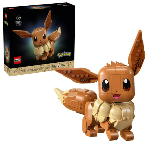 Lego pokémon eevee building - lego,